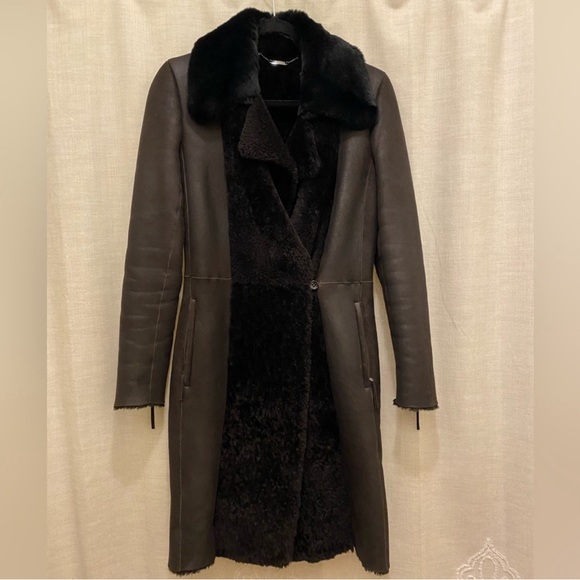 MAXMARA lamb shearling fur coat - Picture 6 of 10